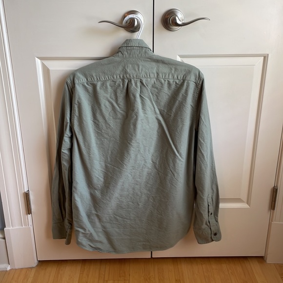 J. Crew Button Down Slim Untucked Green Size M - Picture 2 of 3